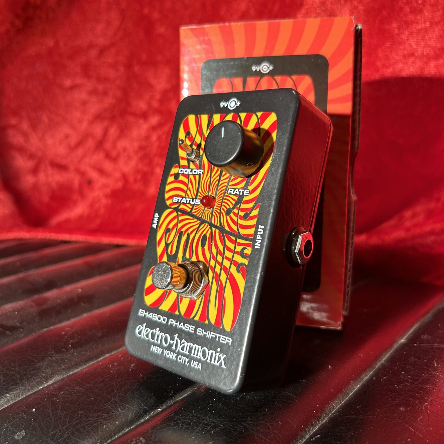 ElectroHarmonix Nano Small Stone Phase Shifter Pedal Water Wheel Guitars