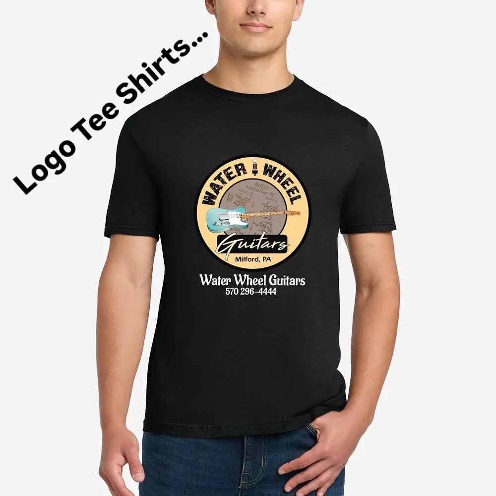 Water Wheel Guitars Logo T-Shirt / Black
